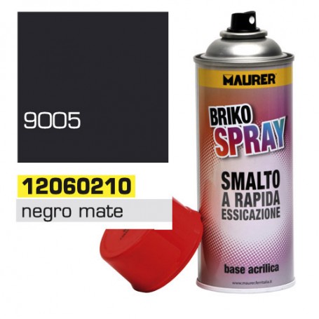 Spray Peinture Noire Mat Profond 400 ml