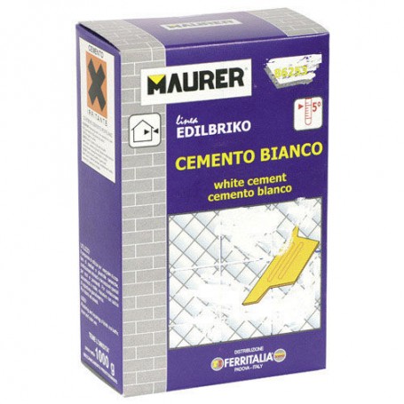 Edil Cemento Blanco Maurer Caja 1 kg