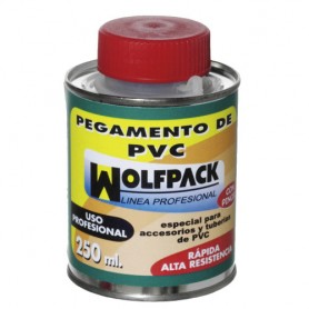 Pegamento PVC  Wolfpack  Con Pincel   250 ml