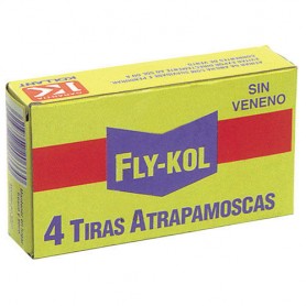 Atrapamoscas Fly-kol Estuche 4 Tiras  