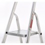 Oryx Escalera Aluminio 3 Peldaños Plegable Uso doméstico Antideslizante Ligera y Resistente