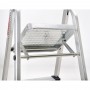 Oryx Escalera Aluminio 3 Peldaños Plegable Uso doméstico Antideslizante Ligera y Resistente