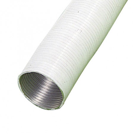 Tubo Aluminio Compacto Blanco Ø 100 mm5 metros