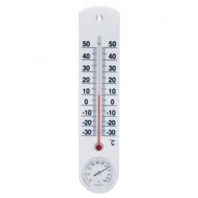 Termometro ParedJardin Con Higrómetro Plástico 25 cm