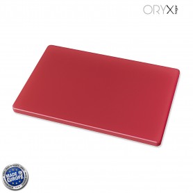 Tabla Cortar Polietileno 35x25x15 cm  Color Rojo