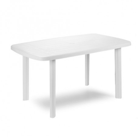 Table Résine Blanche 140x 90 cm
