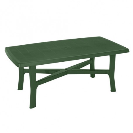 Table Résine Verte 180x100 cm